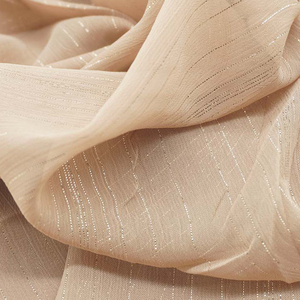 Nouvelle mode longue écharpe en mousseline de <span class=keywords><strong>soie</strong></span> argent <span class=keywords><strong>soie</strong></span> plissée femmes naturel rides écharpe châle bandeau couverture - Product Image 3