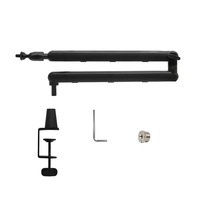Support de microphone en métal, bras articulé, fixation de bureau, réglable à 360 degrés, pour studio d'enregistrement de podcasts