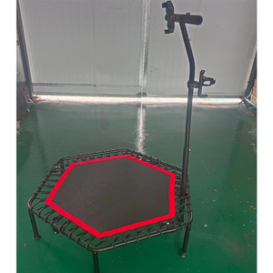 Ejercicios profesionales de gimnasio en casa para interiores, trampolín plegable redondo octogonal de 36/40/42/45/48 pulgadas, Mini trampolín de resorte para Fitness - Product Image 5