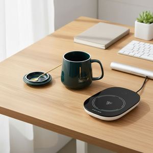 Taza de Café Eléctrica con Calefacción USB 2026, Calentador de Tazas de Cerámica, Juego de Regalo Inteligente para Oficina y Camping - Product Image 4