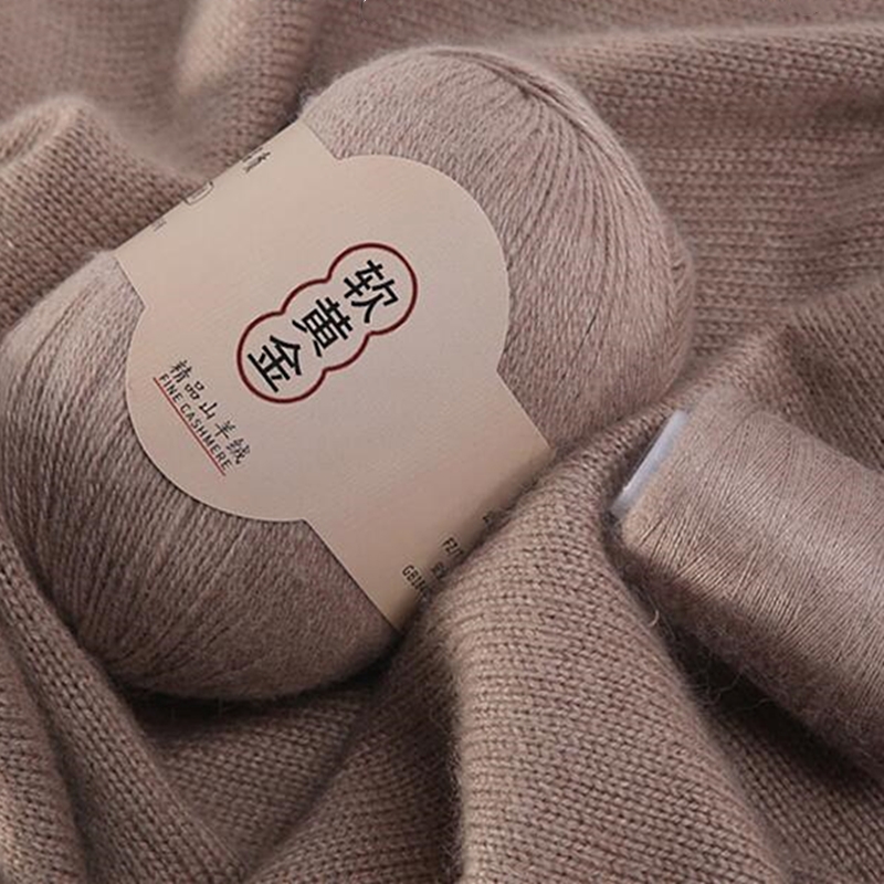 50g + 20g /set 100% Mongol Cashmere Mão-de malha de Cashmere Fios De Lã Cashmere Fios de Tricô Bola cachecol De Fios De Lã