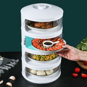 <b>Stackable</b> Food <b>Storage</b> <b>Container</b> 7.5cm Layered Freshness Preservation Kitchen Use Dish Bowl Cover - Product Image 1
