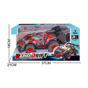 Игрушка-машинка Jacko Toys: высокоскоростная радиоуправляемая гоночная машинка 2.4G для детей, новый корпус из ПВХ и светящиеся элементы из смолы, с пультом управления - Product Image 3