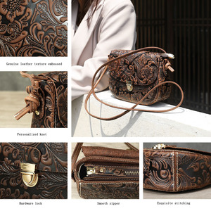 Bolso de Mano de Piel de Vaca de Primera Capa con Estampado de Cocodrilo, Bolso de Mujer de Cuero Genuino de Gran Capacidad - Product Image 4