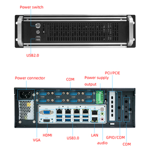 HVAEIPC Ordinateur industriel embarqué 6 ports Gigabit PoE Intel I211 <span class=keywords><strong>I3</strong></span> 4 Go RAM 256 Go Disque Win10/Linux BT (Renommer Stock Guangdong) - Product Image 5