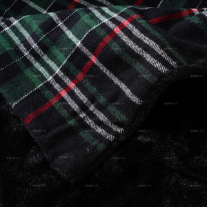 <span class=keywords><strong>Plaid</strong></span> en flanelle à carreaux double couche, grammage lourd, doublé <span class=keywords><strong>fausse</strong></span> <span class=keywords><strong>fourrure</strong></span>, confortable pour la sieste hivernale, pour canapé et chambre - Product Image 4