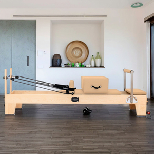 Macchina Professionale per Pilates Reformer in Legno d'Acero, Attrezzatura Fitness Portatile per Casa, Palestra e Studio, per il Potenziamento Muscolare - Product Image 6