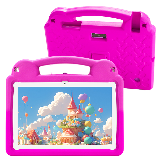 Best Gift 10.1" Octa Core Wi-Fi New Kids Tablet 4GB+64GB Educational APP Android Tablet PC for Boys & Girls
