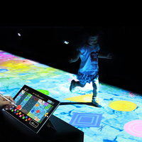 Projection interactive au sol en hologramme 3D Oway, simulateur de jeu pour enfants, publicité extérieure, projection interactive au sol