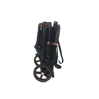 Chariot de courses pliable de luxe en aluminium, pliage à une touche, chariot en tissu pour le camping en plein air, les voyages et les courses