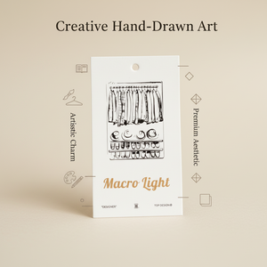 Eco-Friendly Design Waterproof <b>Gold</b> Foil Printed Laminated Matte Finish Hot Stamping Paper Hang Tag Garment Tag for Clothing - Product Image 2