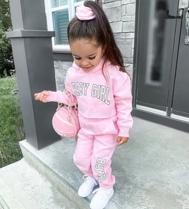 KY – survêtement rose maman et moi enfants, sweat à capuche, jogging, survêtement imprimé femmes, sweat à capuche, soie, écran imprimé, Spandex/coton, vente en gros - Product Image 6