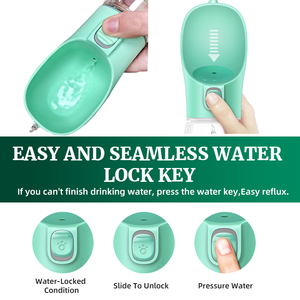 Distributeur d'eau portable pour <span class=keywords><strong>chien</strong></span>, extérieur, matériau sûr anti-fuite. Nouveau <span class=keywords><strong>porte</strong></span>-bouteille d'eau écologique. - Product Image 3