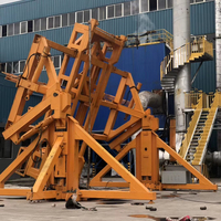 Système d'inclinaison de conteneur de marque chinoise de 20 pieds 90 '/180' Container Turner Machine Container Tilter/loader pour déchargement rapide