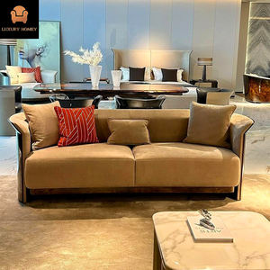फॉशन फर्नीचर कारखाने लक्जरी सोफे सेट फर्नीचर आधुनिक लिविंग रूम सोफे सेट लकड़ी के मॉडल फर्नीचर सोफा गुआंगझू - Product Image 2