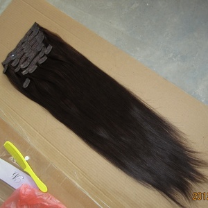 Extensiones de Cabello Humano Remy con Clip, Color Negro Natural Brasileño, Gran Venta 2021 - Product Image 2