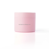 Distributeur de cosmétiques de forme unique Pot de crème en plastique PP 30g 50g Conteneur pour le visage Pot vert rose à double paroi pour le sommeil