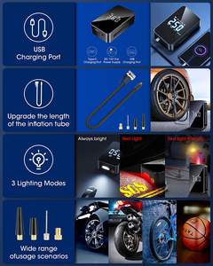 <span class=keywords><strong>Gonfleur</strong></span> de pneus Compresseur d'air portable sans fil <span class=keywords><strong>12</strong></span> <span class=keywords><strong>volts</strong></span> <span class=keywords><strong>Gonfleur</strong></span> de pompe à air entièrement à écran 810 <span class=keywords><strong>Gonfleur</strong></span> de pneus - Product Image 3