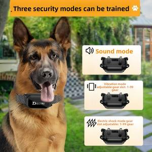 Dispositivo Universal de Entrenamiento con Control Remoto Antiladridos para Perros Pequeños y Grandes, <span class=keywords><strong>Collar</strong></span> de Choque Impermeable y Ecológico, IP67, 20h - Product Image 4