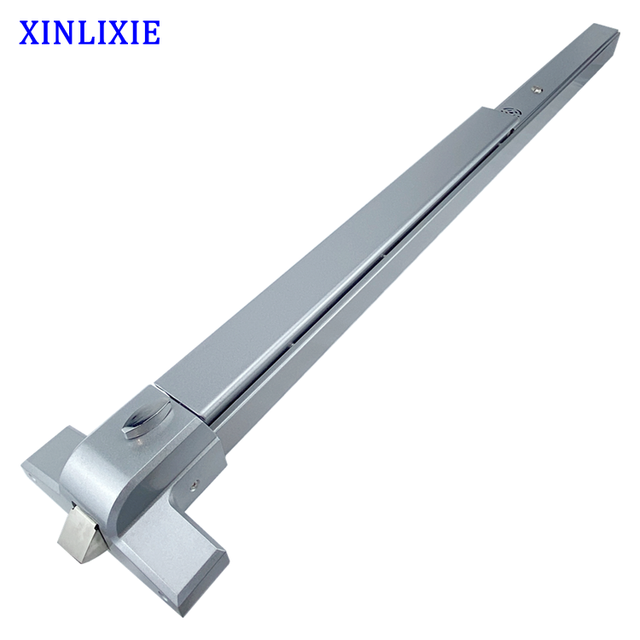 XINLIXIE High Security Iron Paint 1000MM Anti-Theft Double-Sided Panic Exit Push Bar for Bank Government Building Doors Easy