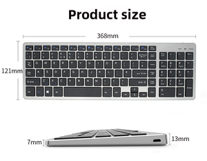 Teclado de sistema operativo para Macbook Air <span class=keywords><strong>Mac</strong></span> I-Phone <span class=keywords><strong>MAC</strong></span> Keyboard BT Teclado inalámbrico - Product Image 2