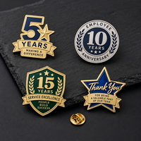 Fabricants de badges : badges métalliques personnalisés, badges d'anniversaire pour employés