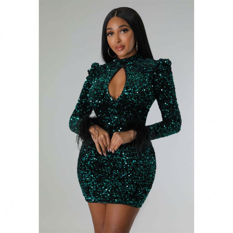 white christmas dresses Hole In One Dress – Love, P Boutique main image 1