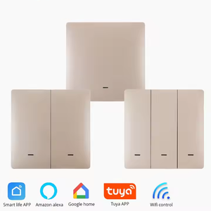 2 DS-1081ZN-2 Gang Zigbee Smart Switch magnetico Smart Life Tuya <span class=keywords><strong>APP</strong></span> UK/EU Standard con linea neutra - Product Image 3