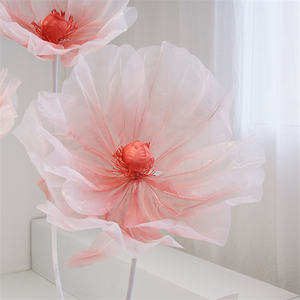 Flores Gigantes Artificiales de <span class=keywords><strong>Seda</strong></span> para Decoración de Bodas, Accesorios de Lujo para Caminos, Escenarios y Escaparates - Product Image 6