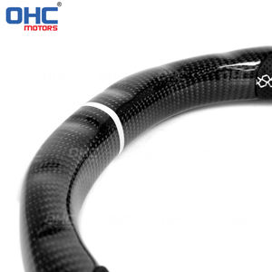 Volante de fibra de carbono real para <span class=keywords><strong>Nissan</strong></span> <span class=keywords><strong>Gtr</strong></span> R35 Gt-R R35 Skyline Volante Ohc Motors - Product Image 3