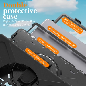 Vỏ máy tính bảng bảo vệ chống sốc xoay 360 độ cho <span class=keywords><strong>Samsung</strong></span> cho Galaxy <span class=keywords><strong>Tab</strong></span> S8 S9 S11 siêu bền - Product Image 4