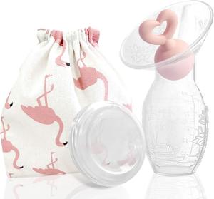 Food Grade Silicone Manual Breast <strong>Pump</strong> <strong>Handfree</strong> Suction Portable Breast <strong>Pump</strong> - Product Image 2