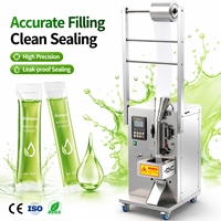 Machine de remplissage de liquides portable pour l'emballage de jus et d'eau en petites quantités, machines d'emballage multifonctions pour la production quotidienne