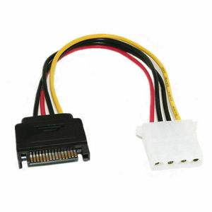 <span class=keywords><strong>Adaptateur</strong></span> d'<span class=keywords><strong>alimentation</strong></span> <span class=keywords><strong>Sata</strong></span>, mm, 15CM, 4 broches, <span class=keywords><strong>Molex</strong></span> <span class=keywords><strong>femelle</strong></span>, câble connecteur mâle, pour disque dur - Product Image 1