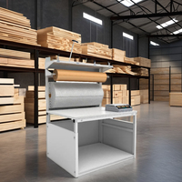 Banc de travail professionnel Bodur en acier laminé à froid personnalisable avec étagère supplémentaire, plateau de table W1200xD940mm, emballage logistique d'usine facile