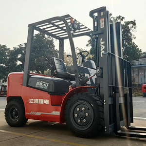 Chariot élévateur à fourche 3t autonome contrepoidsé avec <span class=keywords><strong>batterie</strong></span> lithium 80V, déplacement latéral et rotation, Anhui Heli Co, nouveau chariot à fourche rétractable - Product Image 2
