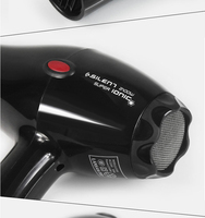 Sèche-cheveux professionnel de luxe à moteur AC haute puissance avec diffuseur ionique et concentrateur pour usage extérieur et hôtelier - 2100W électrique