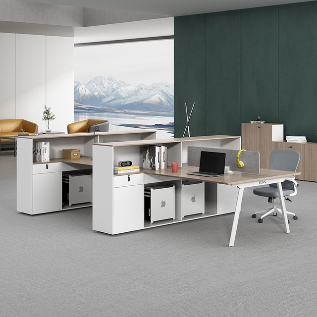Modern Simple Wooden Financial Table Staff  Home Office Workstations Six/4/6/Four Staff Office Desk
