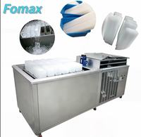 Machine à glaçons industrielle commerciale pour blocs de glace et briques de crème glacée