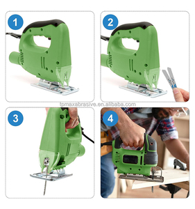 Jeu de 5 lames de <span class=keywords><strong>scie</strong></span> <span class=keywords><strong>sauteuse</strong></span> multi-usages à tige en T optimisées <span class=keywords><strong>Lame</strong></span> de <span class=keywords><strong>scie</strong></span> à dé<span class=keywords><strong>couper</strong></span> en plastique <span class=keywords><strong>PVC</strong></span> pour bois extra propre - Product Image 5