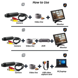 Kamera <span class=keywords><strong>Analog</strong></span> CVBS peluru Mini Sony <span class=keywords><strong>CCD</strong></span> 700TVL, kamera keamanan <span class=keywords><strong>CCTV</strong></span> kecil portabel dengan tombol Menu OSD - Product Image 4