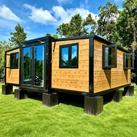 Maison conteneur mobile 40 pieds extensible et respirante à assemblage rapide – Maison préfabriquée moderne multi-usage pour bureau, école, atelier, villa 5