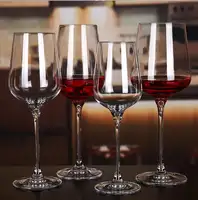 赤ワイングラス鉛フリークリスタルグラス2個セット