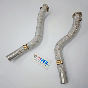 Tubo de Escape de Flujo Libre RREL para Maserati Ghibli Levante Quattroporte <span class=keywords><strong>SQ4</strong></span> 3.0T, Sistema de Escape de Tubo Recto - Product Image 1