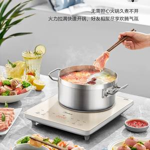 Placa de Inducción Midea MC-E22B23 2200W, Panel Platinum Diamond, Un Solo Quemador, 350x280mm, Uso Doméstico - Product Image 5