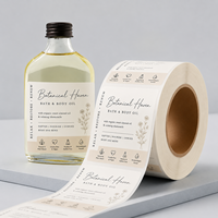 Etiqueta Adhesiva de Metal/Aluminio Dorada con Logotipo en Relieve Personalizado y Duradero para Vino