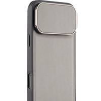 Étui de téléphone en cuir avec support métallique haut de gamme, personnalisé en usine, anti-chute, pour iPhone 17 16 Pro Max – Nouveauté très prisée