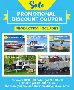 قارب صيد رياضي كهربائي من الألومنيوم بالكامل لحام مع زجاج أمامي مثبت بحالة جديدة للترفيه نوع وقود الديزل - Product Image 3