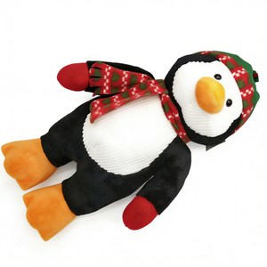 Pingüino de peluche navideño personalizado, peluche de pingüino, peluche de pingüino de invierno, peluche de pingüino festivo - Product Image 3