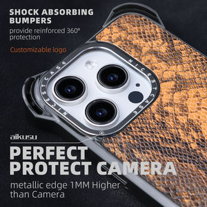 Étui de téléphone en cuir PU marron pour iPhone 14 15 16 17 Pro Max - Product Image 3